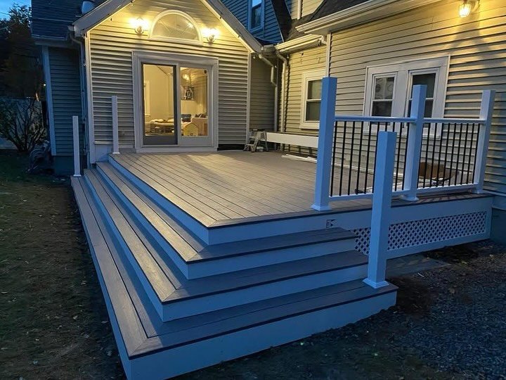 Finished deck after construction